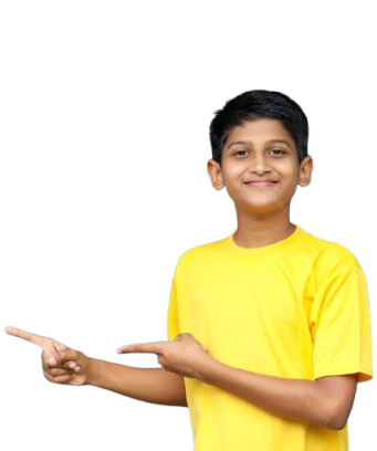 Happy children learning